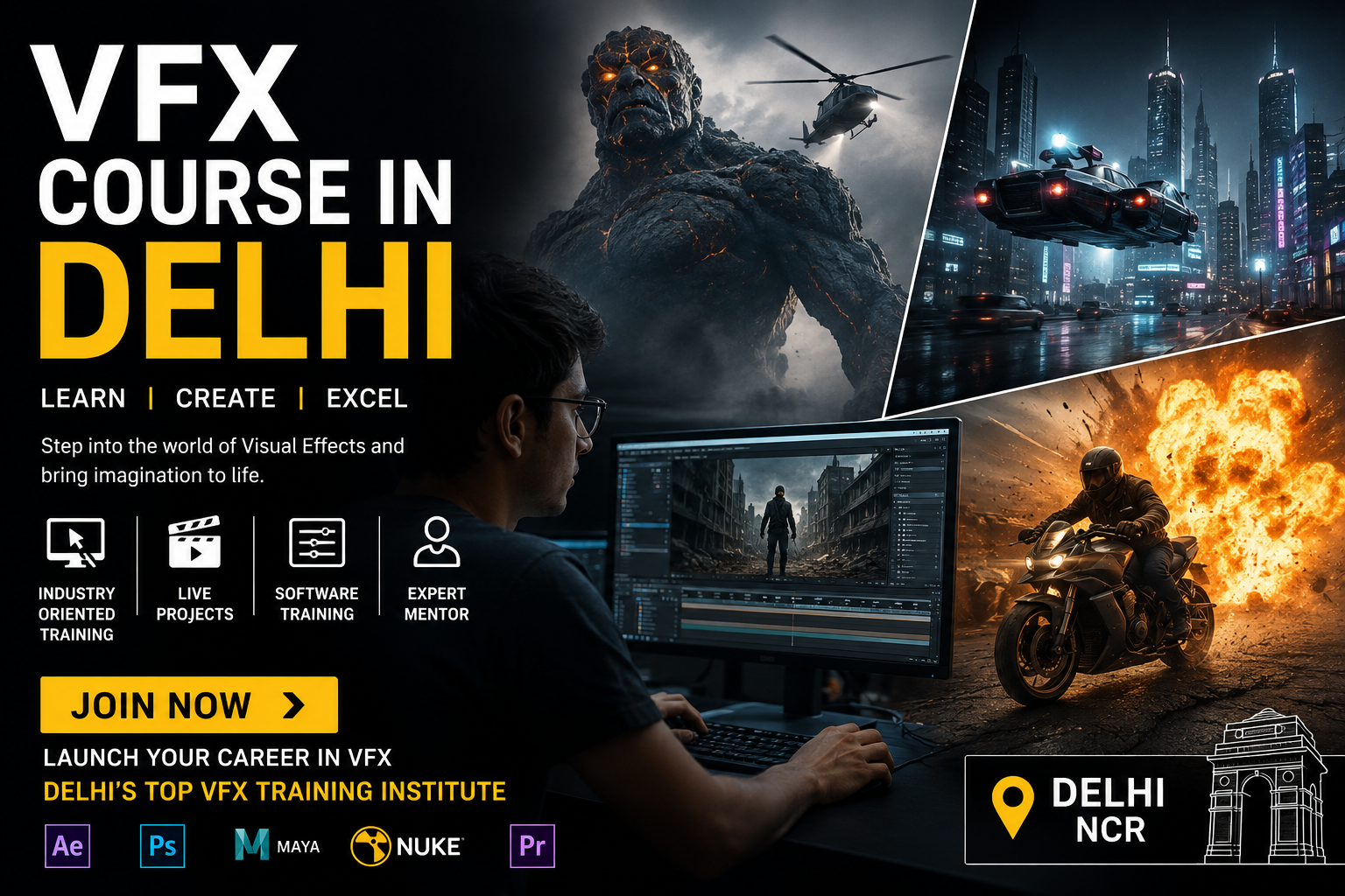 Read more about the article best vfx course in delhi
